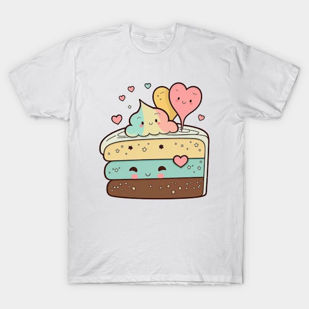 Valentine Day Cake T-Shirt by PGTEES